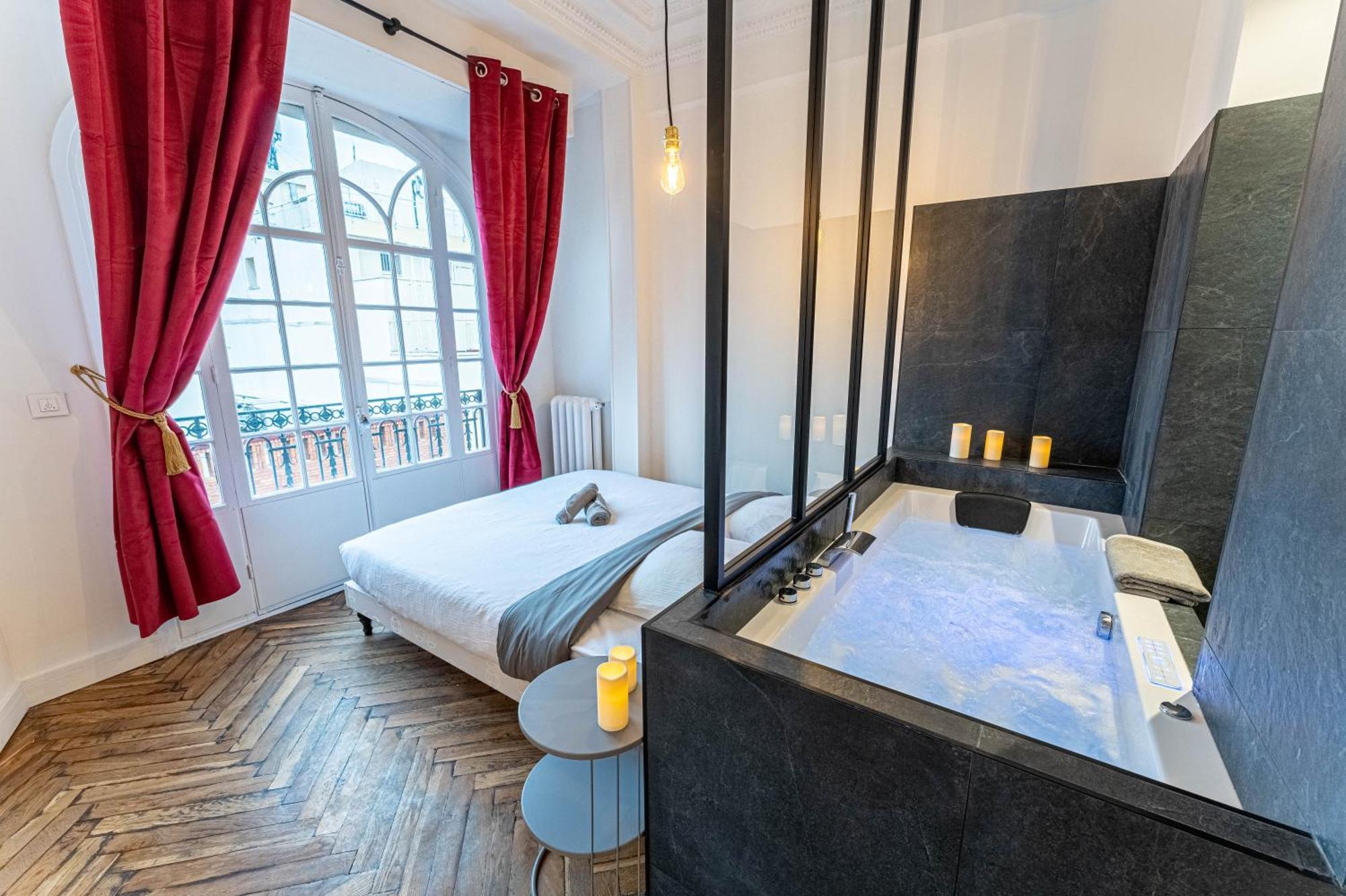 Jacuzzi-Nice Quartier Des Musiciens-Loft Exterior photo